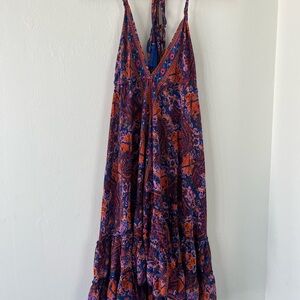 Vibrant Paisley Maxi Dress